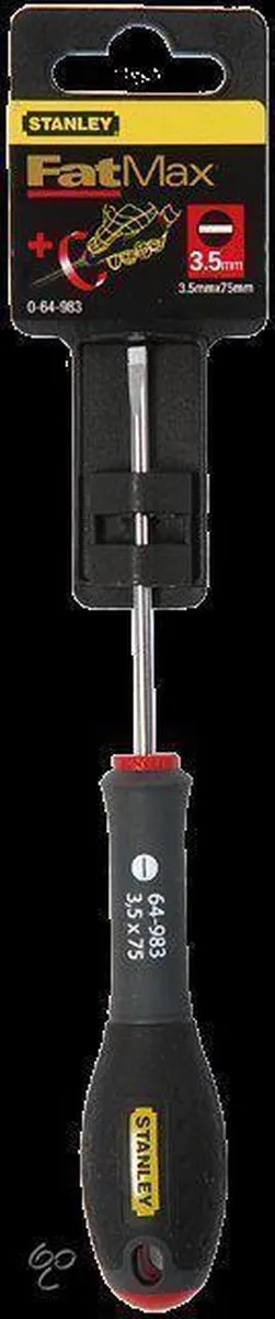 Stanley FatMax Schroevendraaier Parallel 3,5x75mm SL 3.5