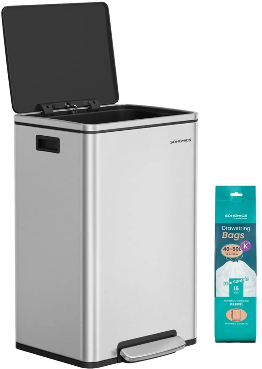 Songmics Vuilnisbak 50L