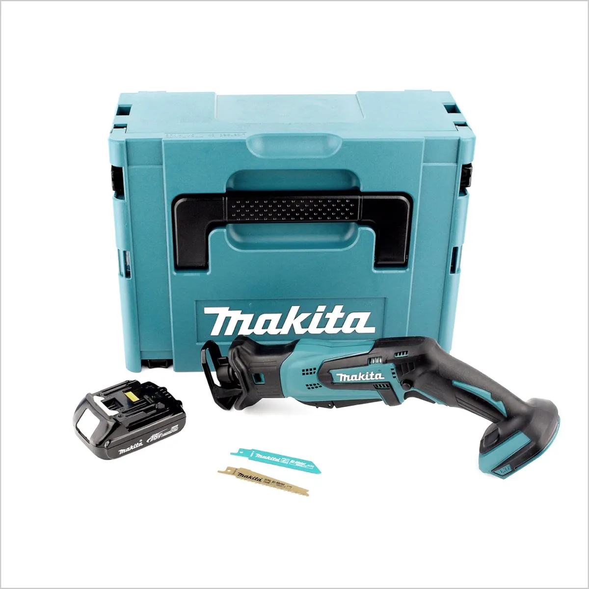 Makita DJR183Y1J Reciprozaag - 18V 1.5Ah - 1x Accu