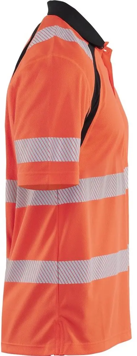 Blåkläder High Vis UV Poloshirt 35951013 - 3XL - High Vis Orange/Marineblau