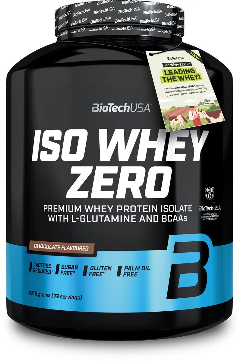 BioTechUSA Iso Whey Zero Chocolade 1816g