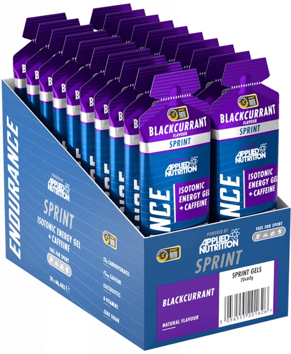 Applied Nutrition Endurance Sprint Gel 20x60ml - Zwart