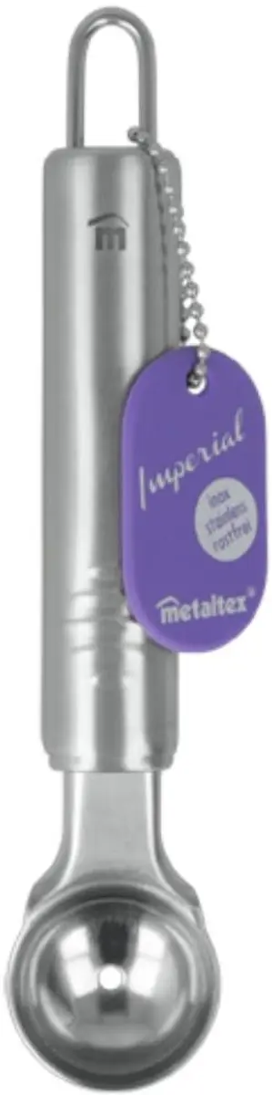 Metaltex Meloenboller RVS - 17,5 cm - Meerkleurig - afbeelding 2 van 2