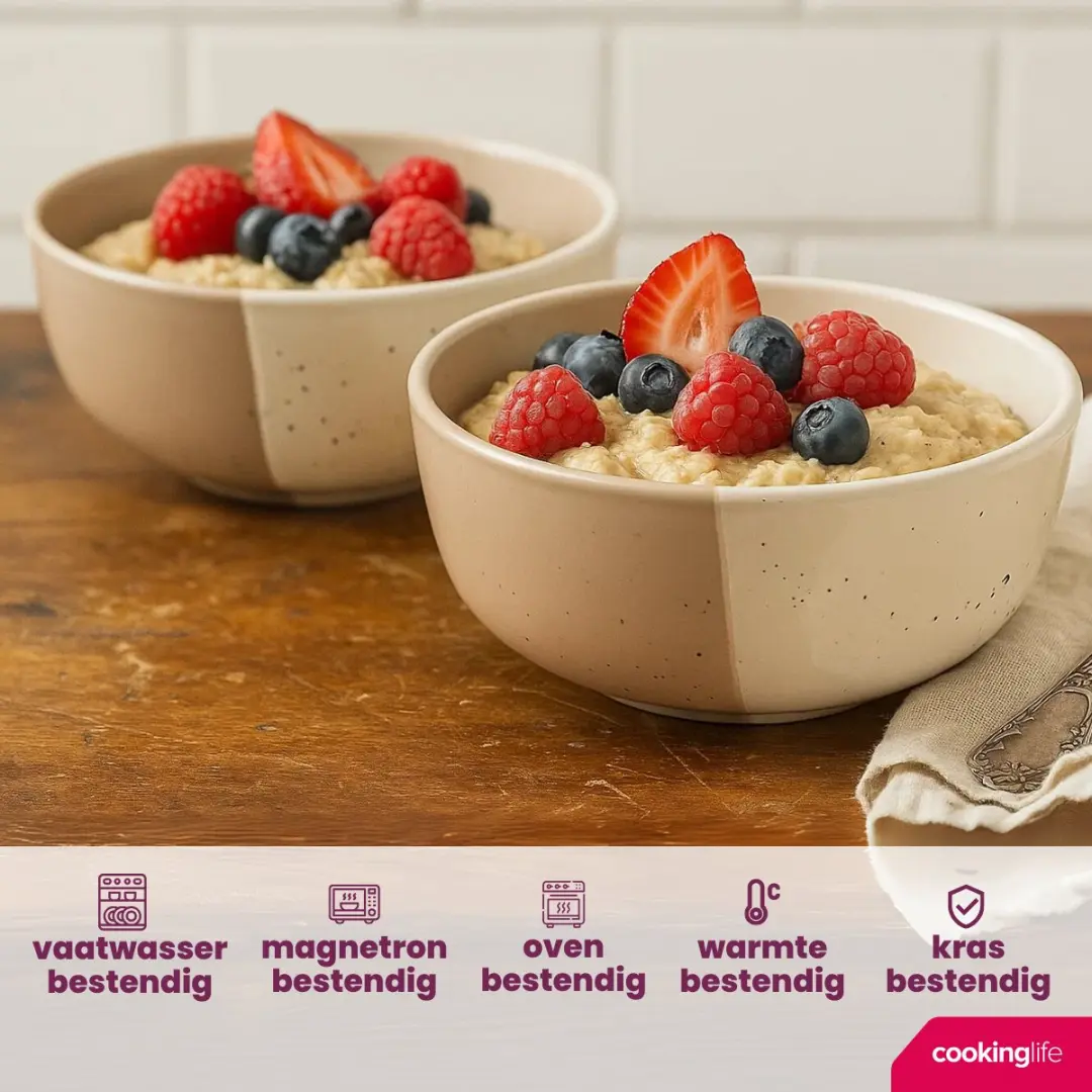 Cookinglife Soepkommen Leem 15cm - 6 Stuks