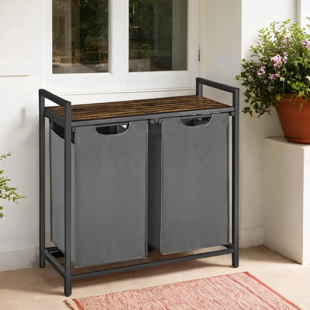 Songmics Wasmand 2x46L