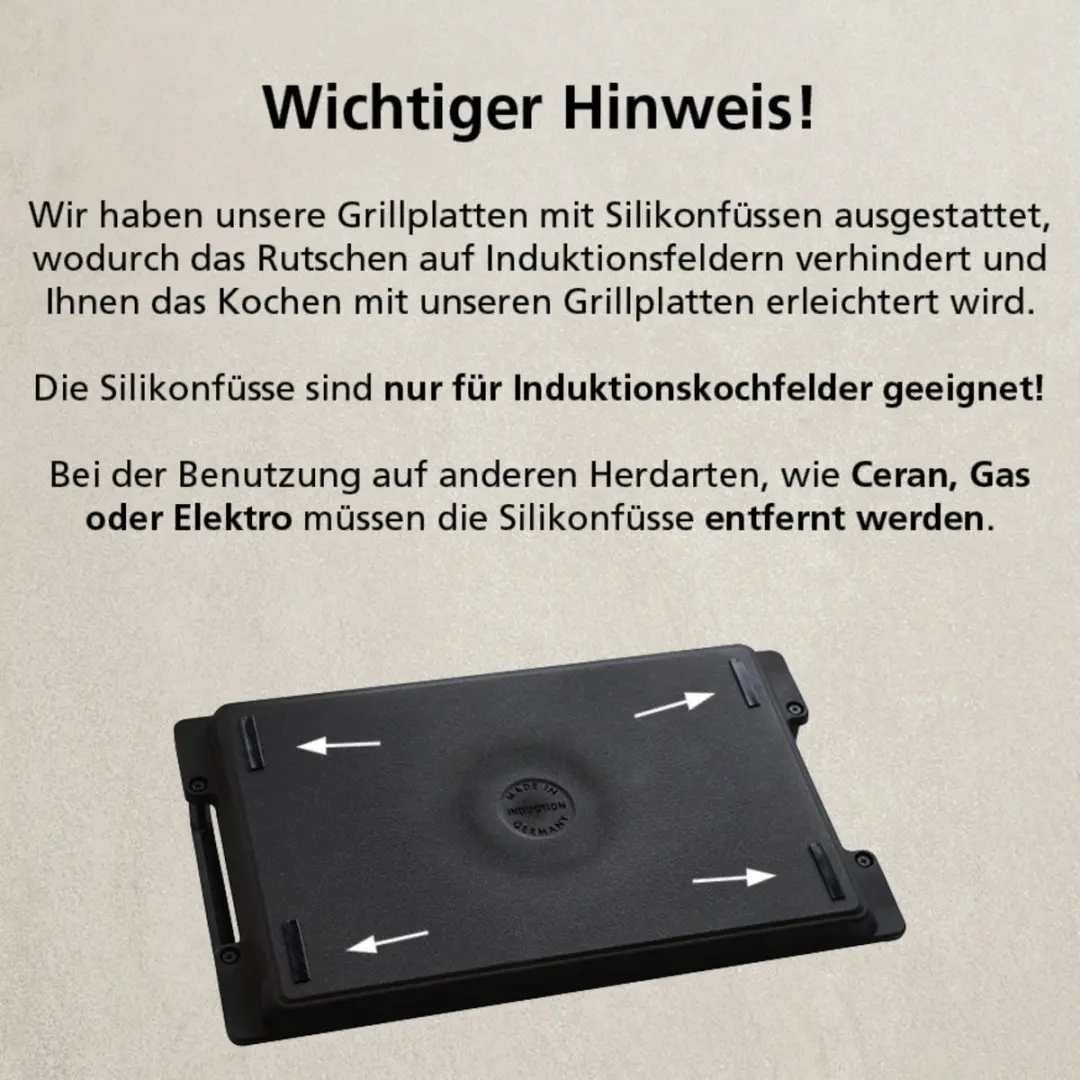 Eurolux Grillplaat L4PC-00018837 - 36,5x21,5cm - Zwart