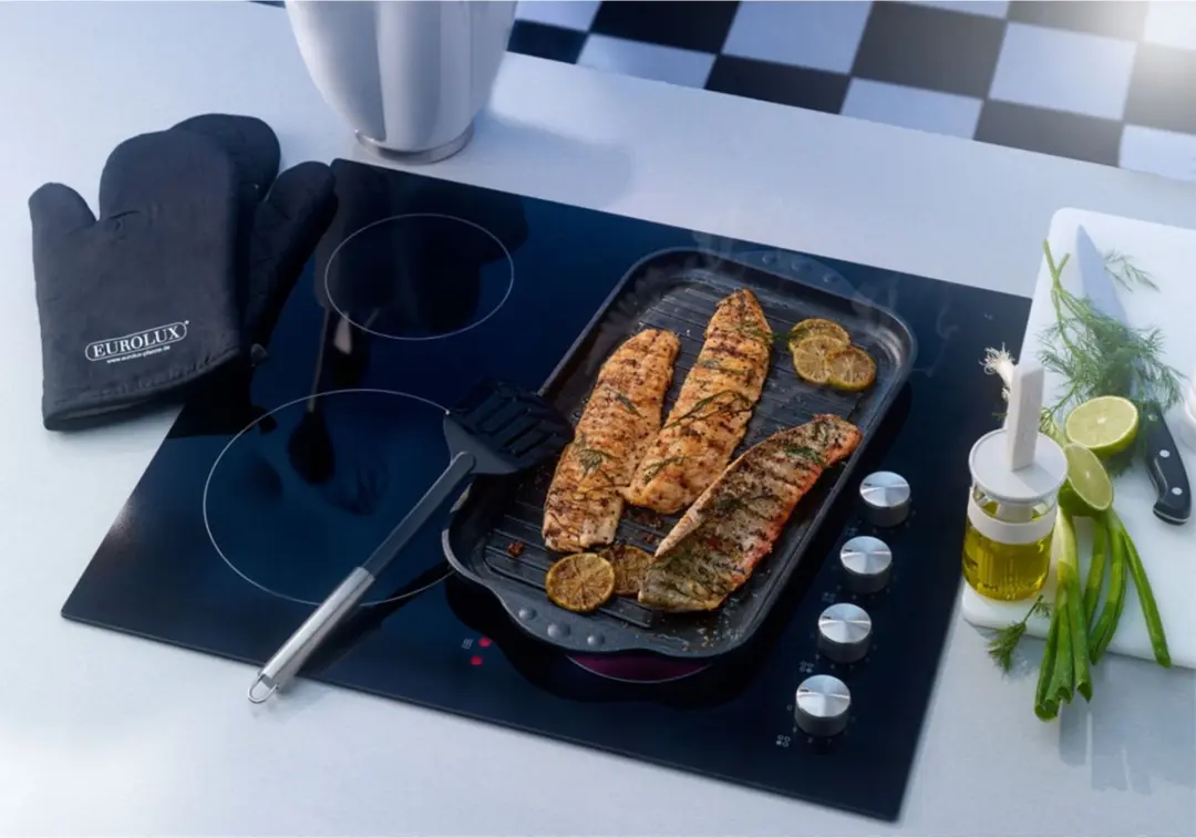 Eurolux Grillplaat L4PC-00018837 - 36,5x21,5cm - Zwart - afbeelding 6 van 6