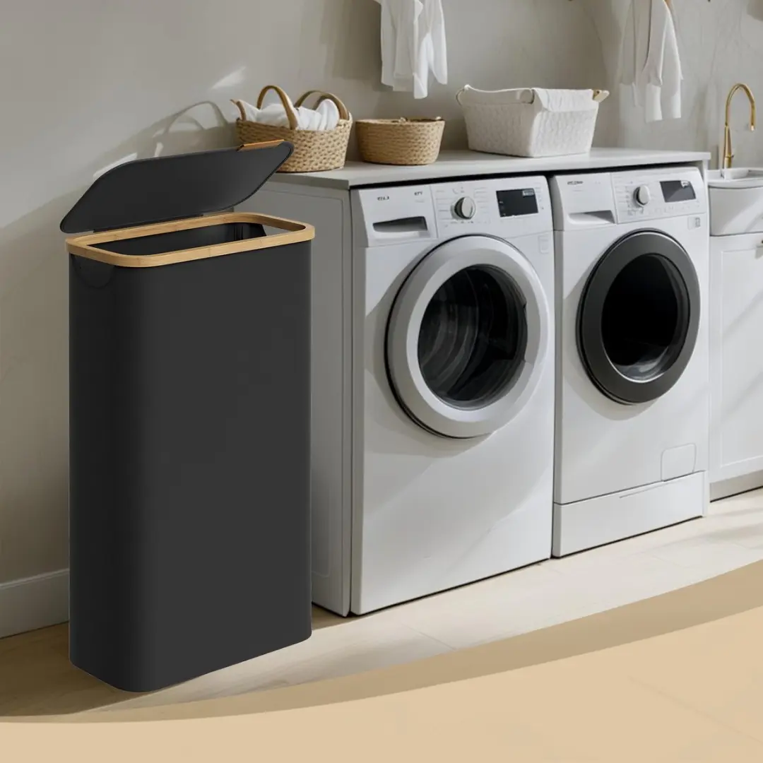 Songmics Wasmand met Deksel 65L