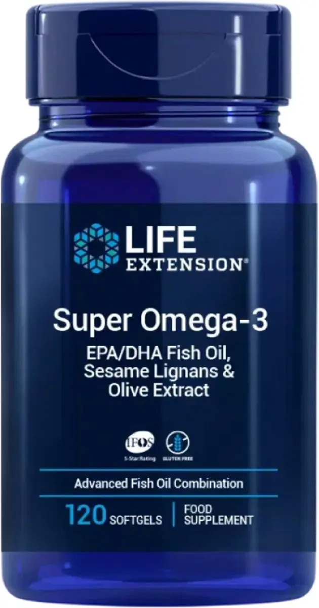 Life Extension Super Omega-3 EPA/DHA 120 Gelcapsules