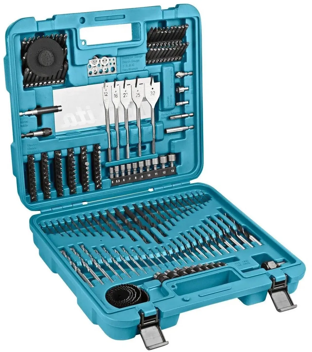 Makita D-47260 Boor/Bit Set - 201-delig - Turquoise