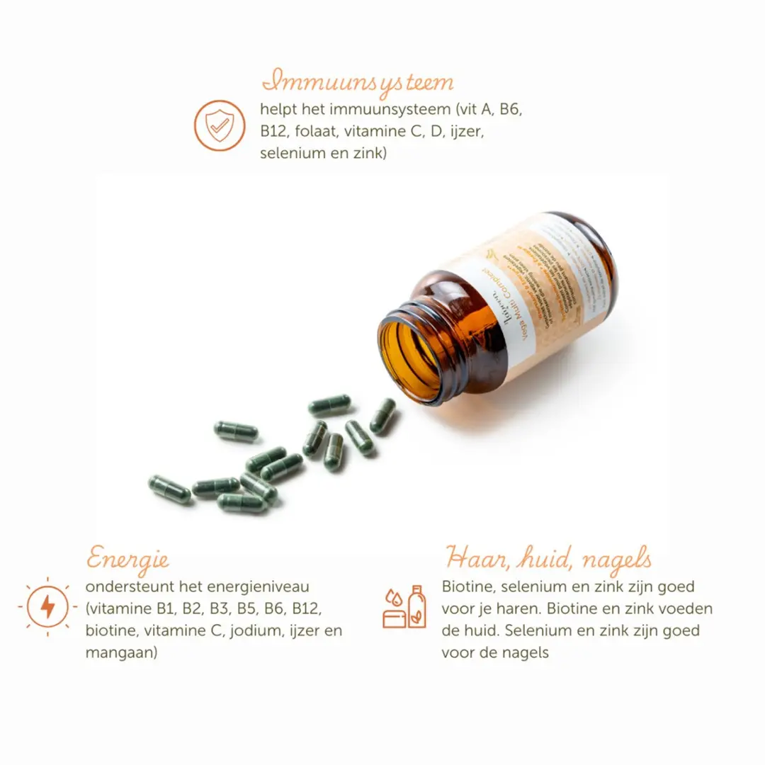 Laveen Vega Multi Navulverpakking - 30 Capsules - Vegan