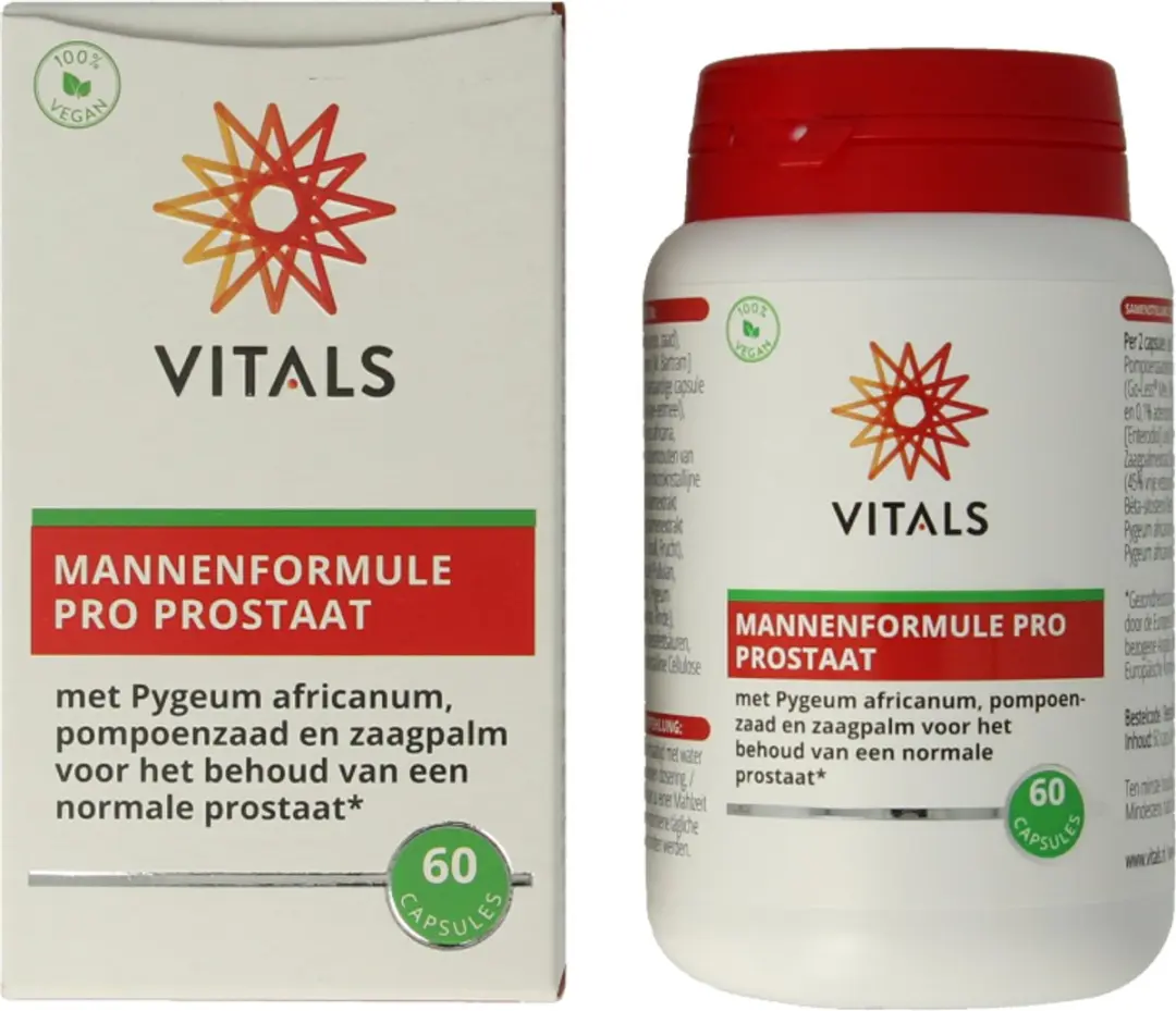 Vitals Mannenformule Pro Prostaat - 60 Capsules