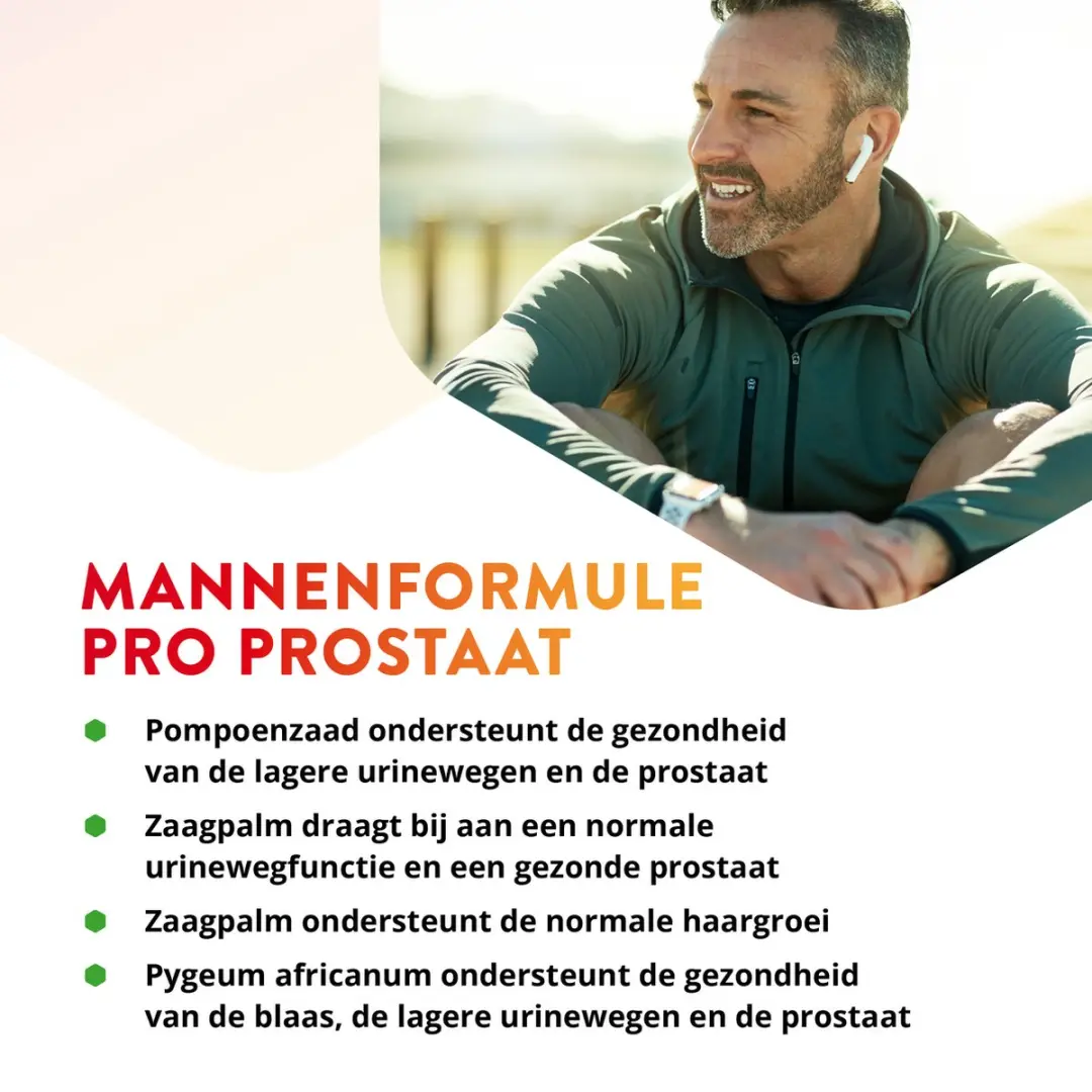 Vitals Mannenformule Pro Prostaat - 60 Capsules