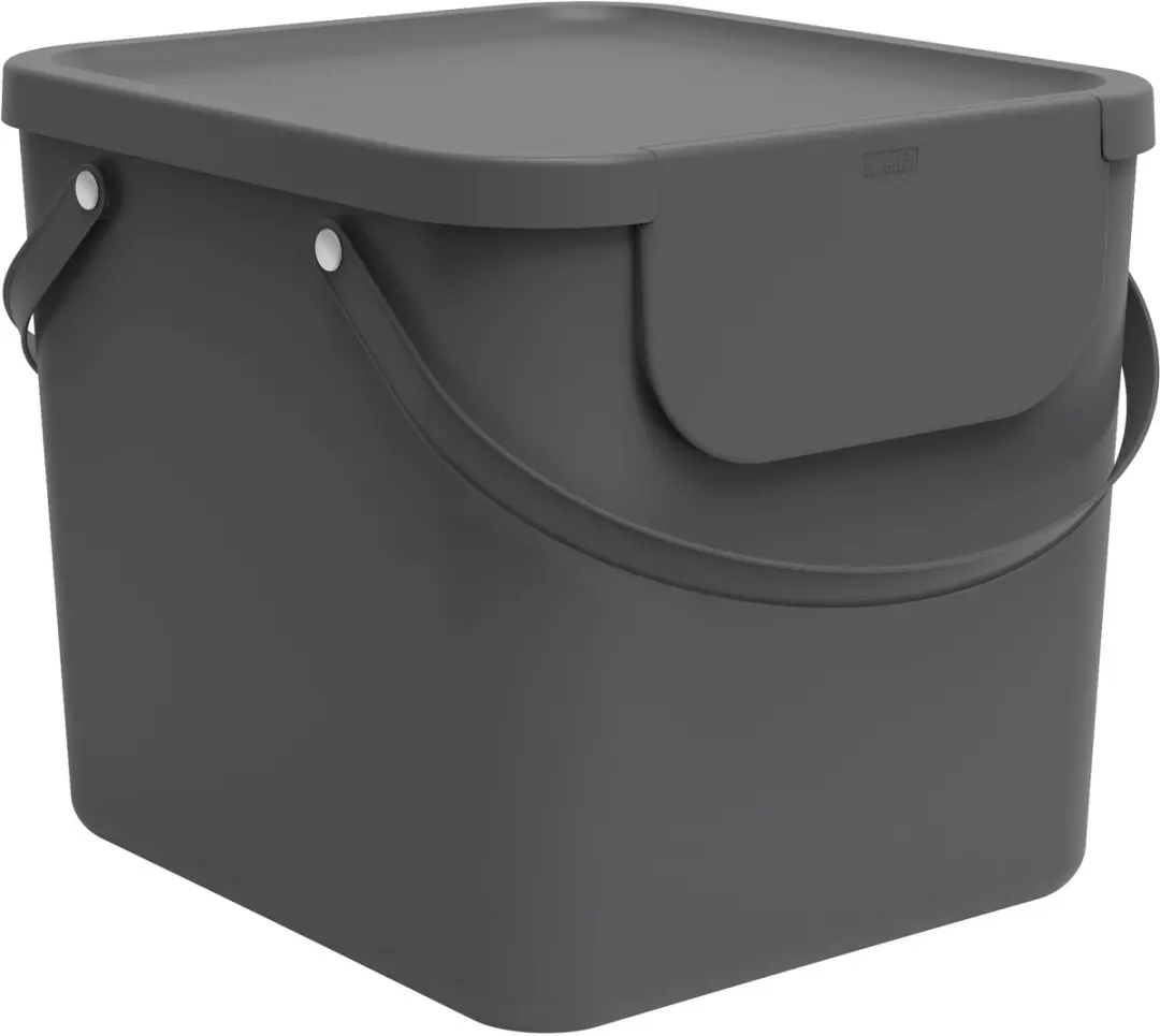 Rotho Albula Afvalscheiders 2x40L - Zwart/Blauw