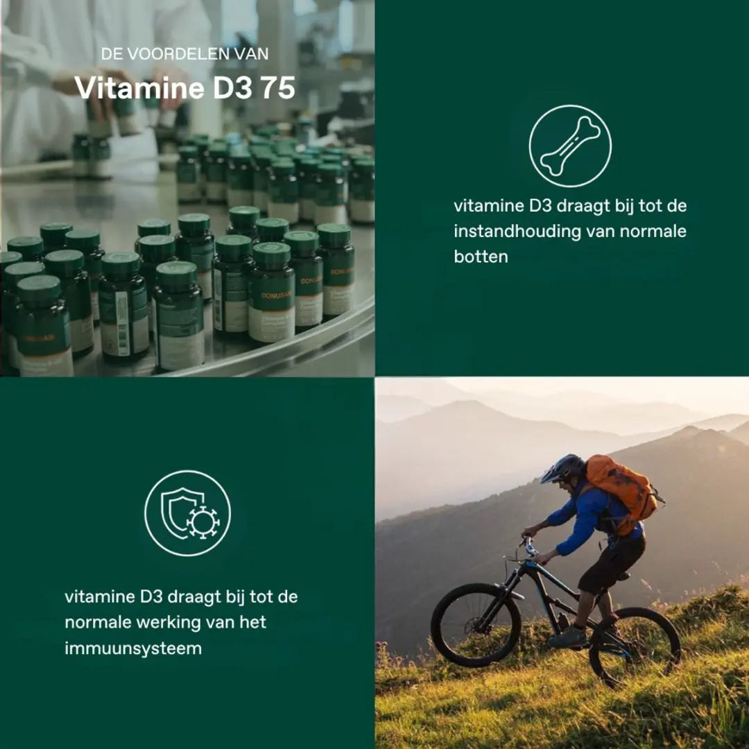 Bonusan Vitamine D3 75mcg Softgels - 60 Stuks
