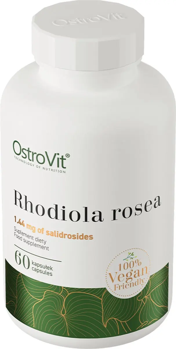 OstroVit Rhodiola Rosea Vegan Capsules - 60 Stuks - 15g