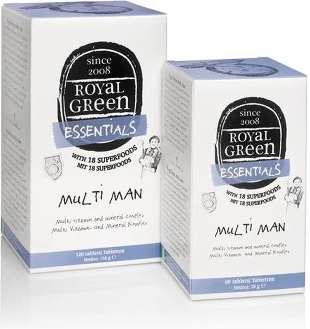 Royal Green Multi Man Voedingssupplement 60 tabletten