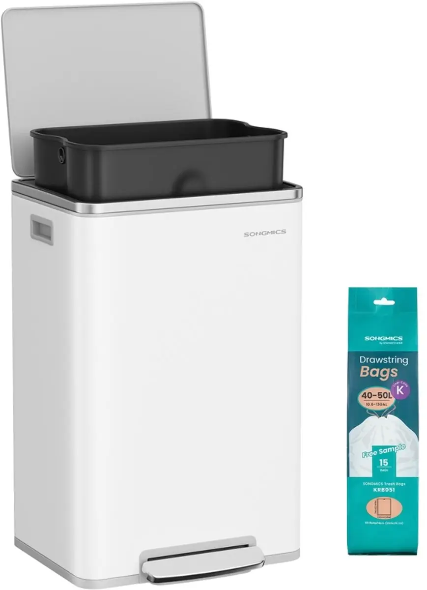 Songmics Afvalbak 50L