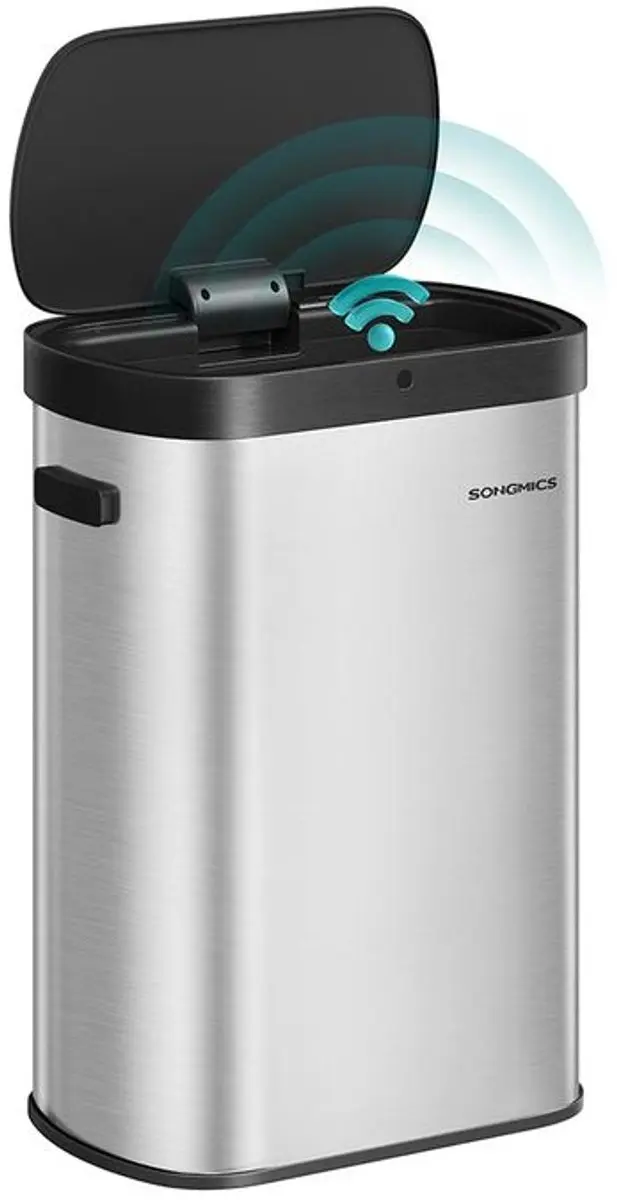 Songmics Automatische Prullenbak 50L