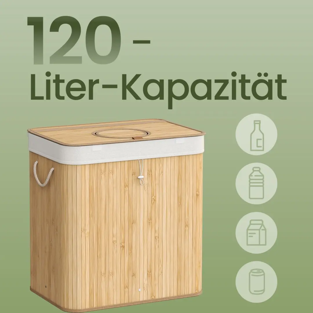 Statiegeldcontainer – 120 L – Bamboe
