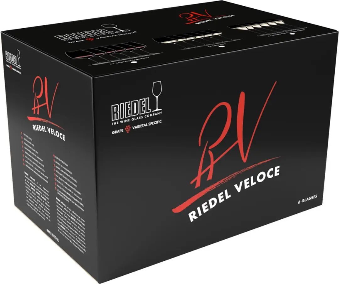 Riedel Veloce Rode Wijnglazen - Cabernet/Merlot 6 Stuks