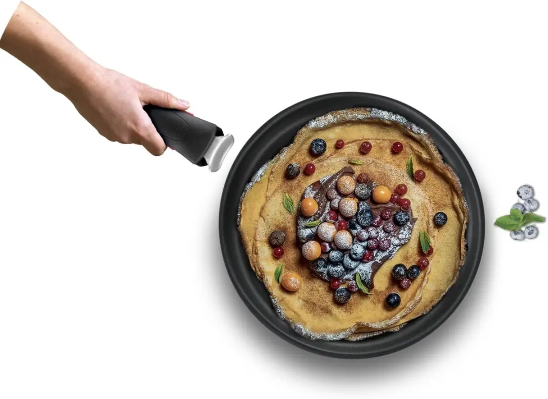 Tefal Ingenio Titanium Fusion Steelpan 18cm - Antiaanbaklaag - Zwart