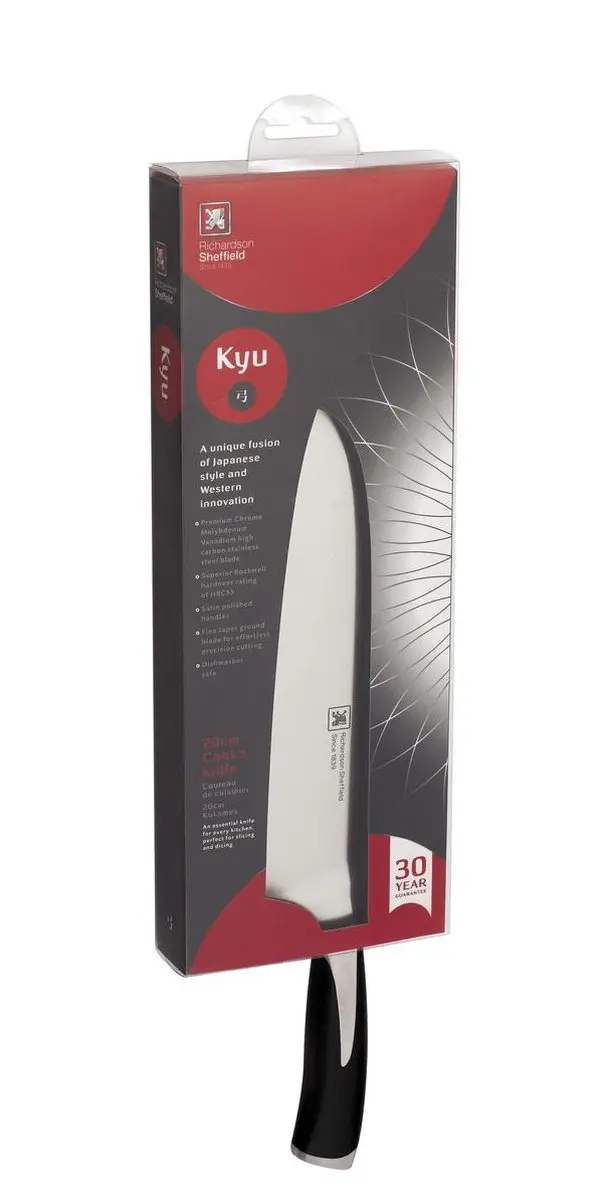 Richardson Sheffield Kyu- 20cm Koksmes - Zwart