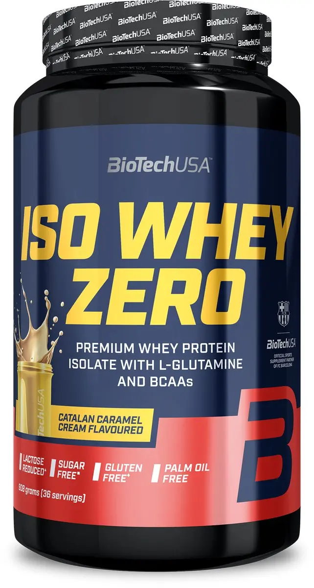 BioTechUSA Iso Whey Zero 908g Catalaanse Karamelcrème