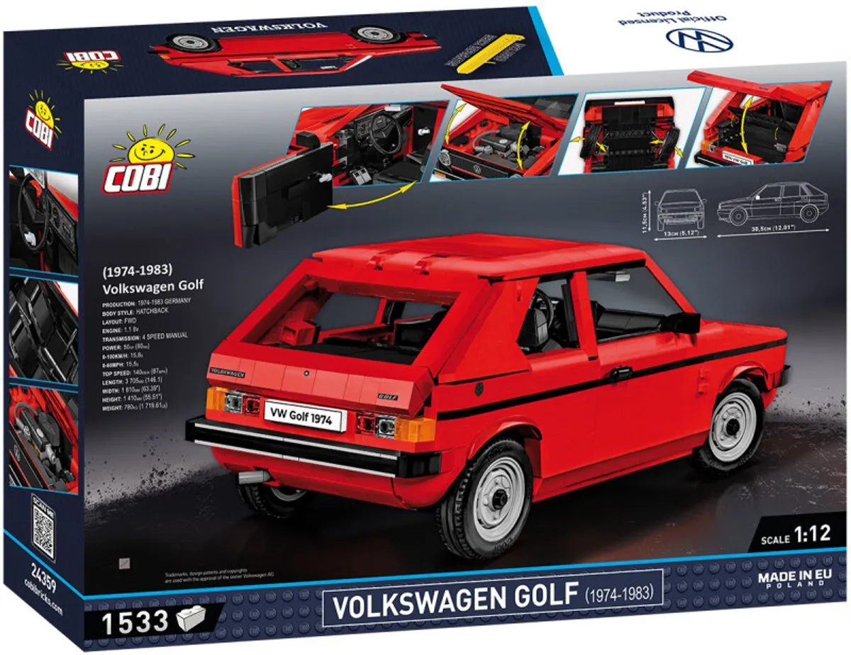 Cobi Golf 1974-83 COBI-24359 - 1533 Onderdelen - Meerkleurig