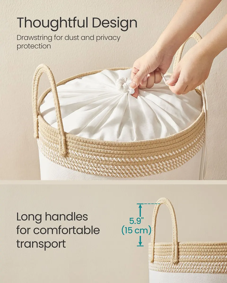 Songmics Wasmand 60L Camelbruin