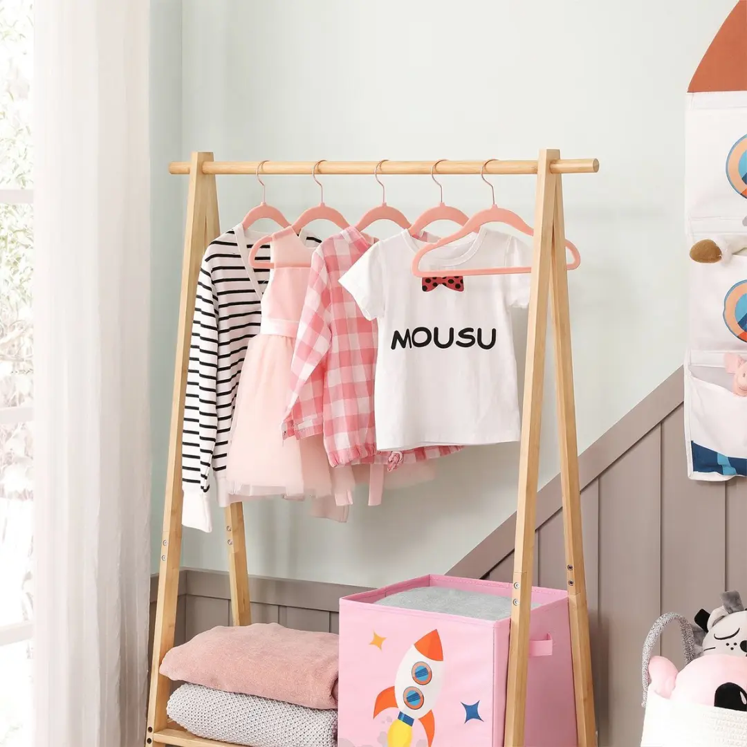 Kinderkledinghangers – Set van 50 – Multicolor