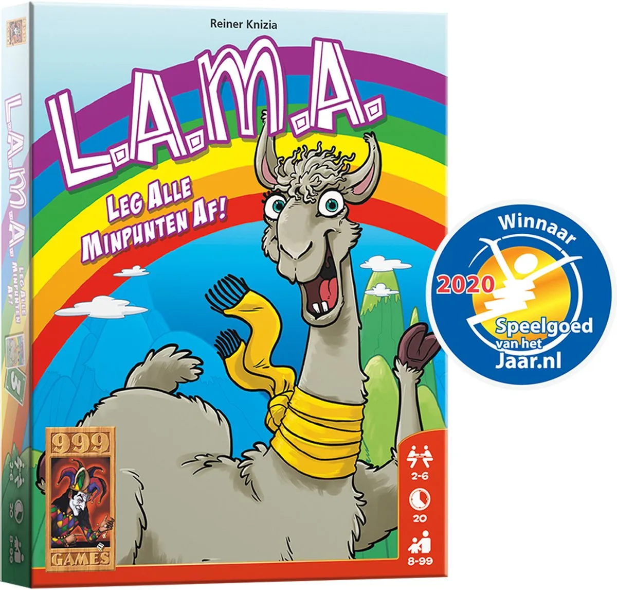 999 Games LAMA Vlot Kaartspel - 2-6 Spelers