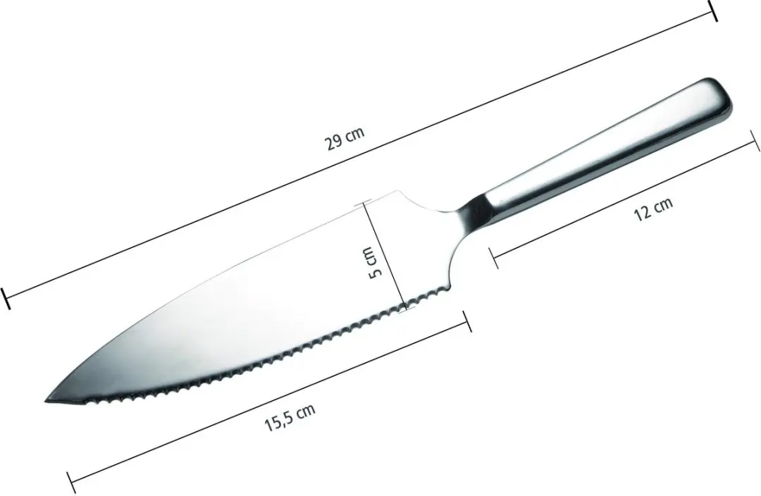 APS Taartschep Classic 75912 - RVS 29cm - 5 Stuks