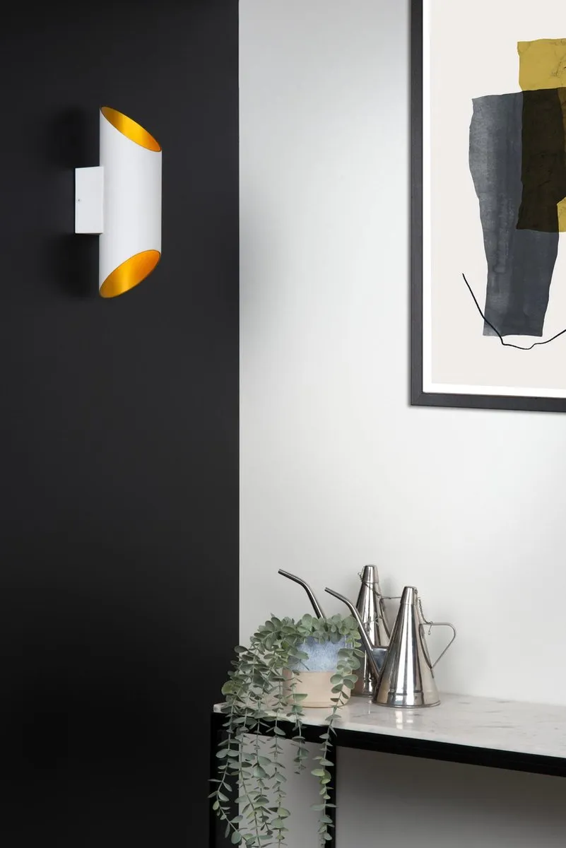 Lucide Quirijn Wandlamp Ø10cm - 1xG9 - Wit