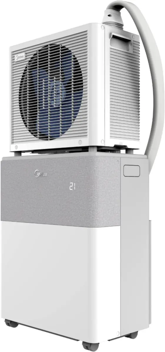 Midea PortaSplit Mobiele Airco 12.000 BTU - Koelen & Verwarmen - Wit