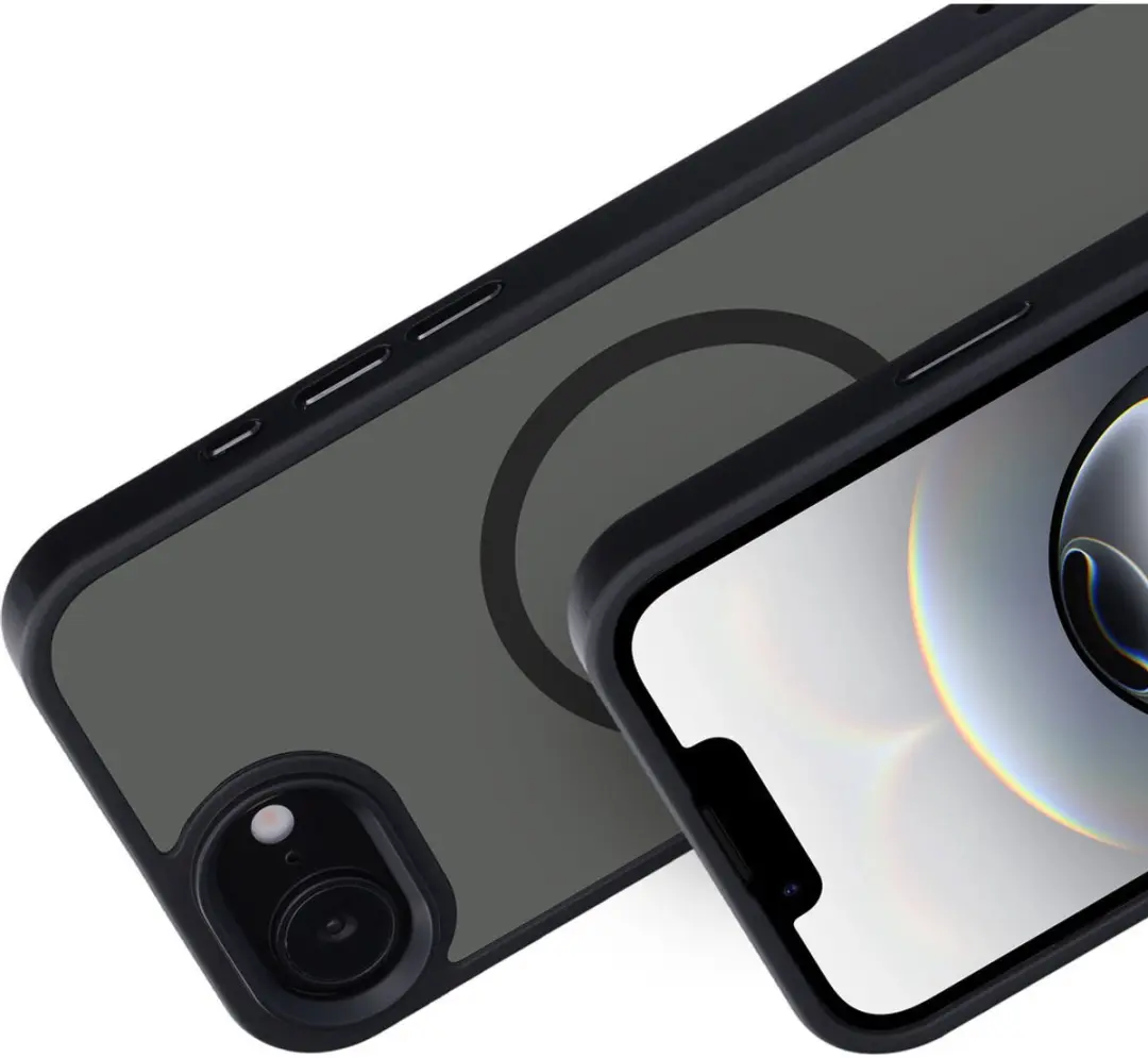 Mobiparts MP-128945 Hoesje iPhone 16/17 - Hardcover MagSafe - Zwart