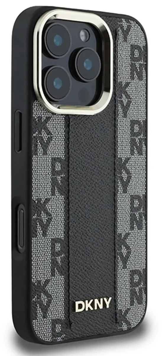 DKNY iPhone 16 Pro Hoesje MagSafe DKHMP16LPCPVSLK - Zwart