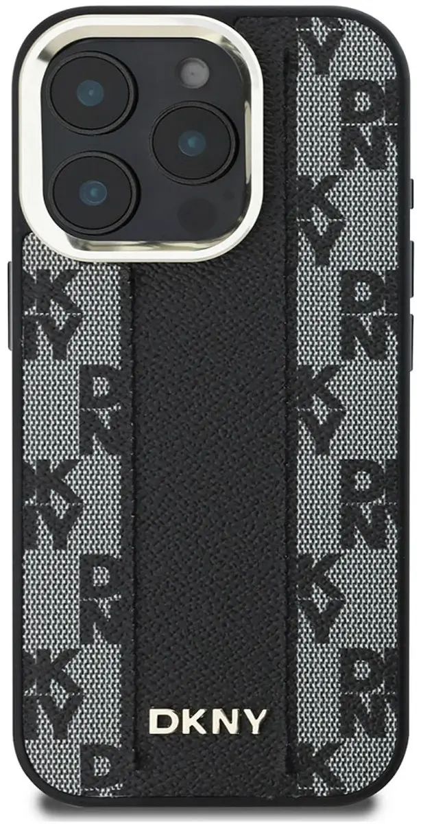 DKNY iPhone 16 Pro Hoesje MagSafe DKHMP16LPCPVSLK - Zwart