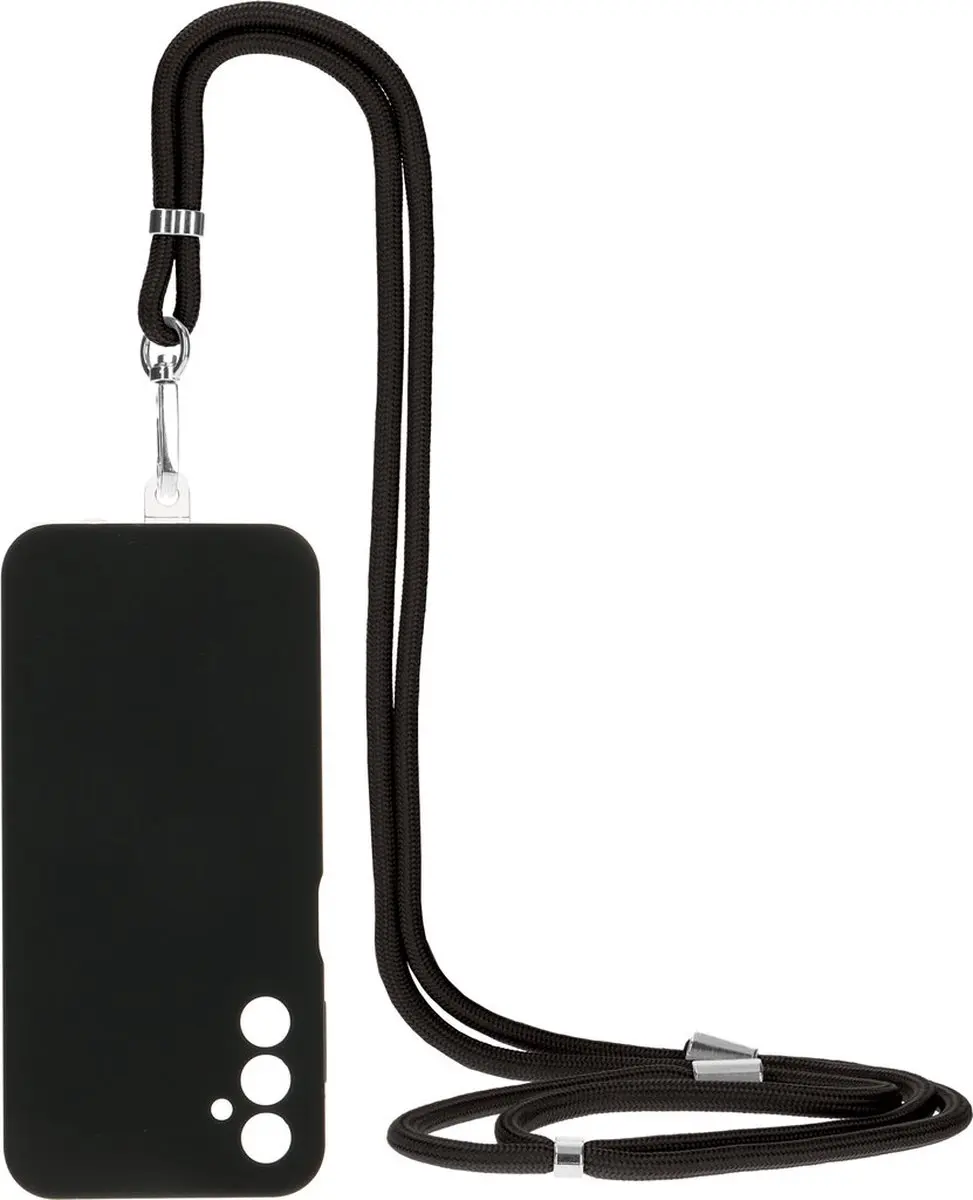 Mobiparts Siliconen Hoesje MP-124793 - Samsung Galaxy A14 - Zwart