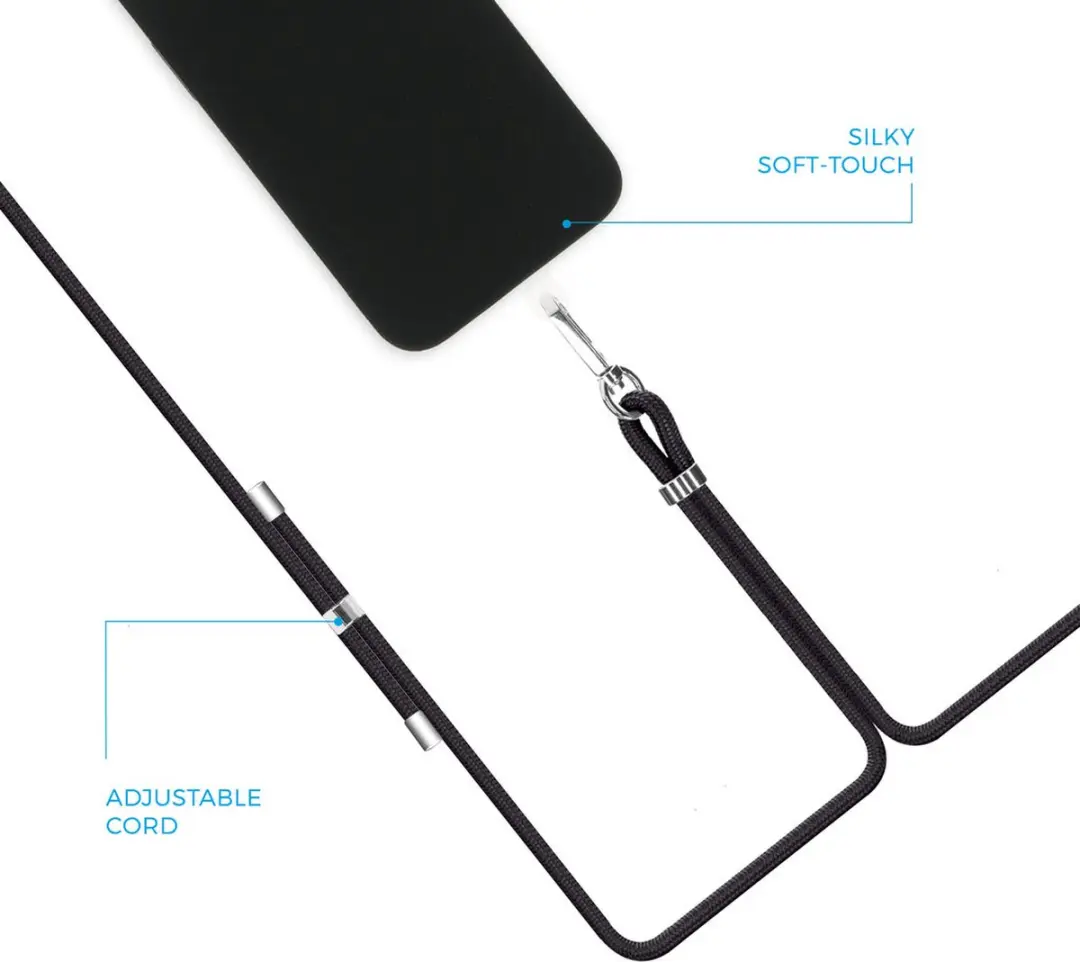 Mobiparts Siliconen Hoesje MP-124793 - Samsung Galaxy A14 - Zwart
