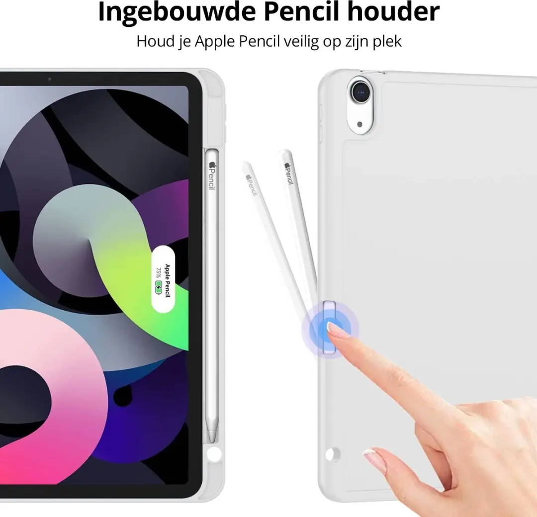 MobiQ 13-00611 Flexibele Folio Hoes iPad Pro 11 - Grijs