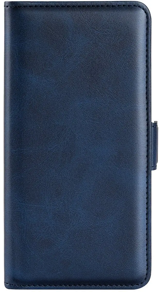 MobiQ PU Lederen Wallet Case iPhone 16 Plus - Blauw - 46-00189