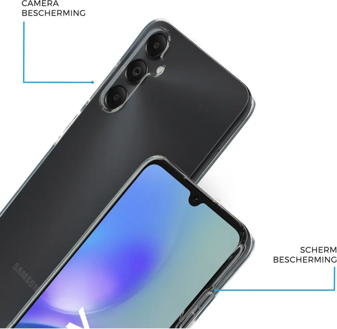 Mobiparts MP-125505 Hoesje Samsung Galaxy A05s - Transparant