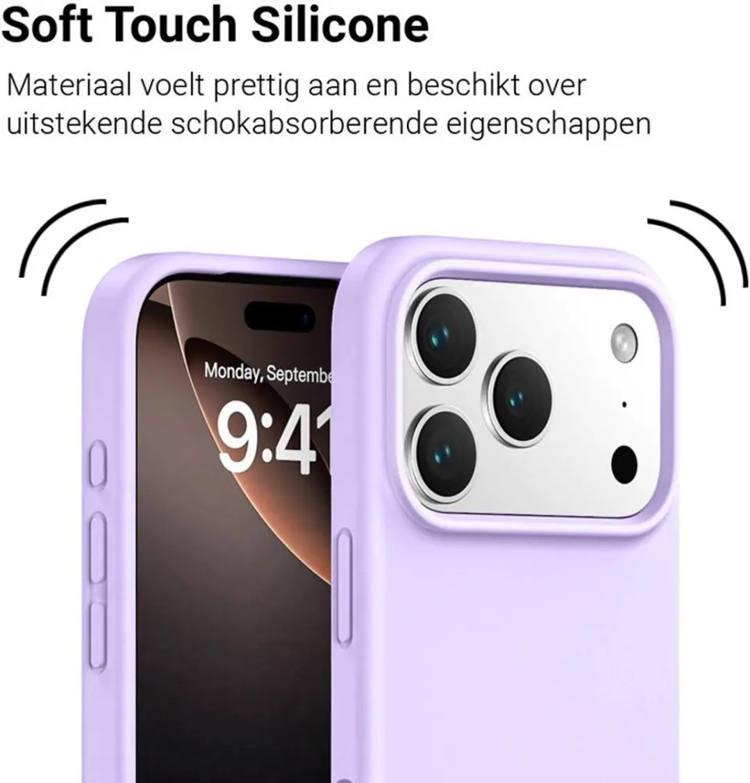 MobiQ Liquid Siliconen Hoesje 46-01342 - Paars