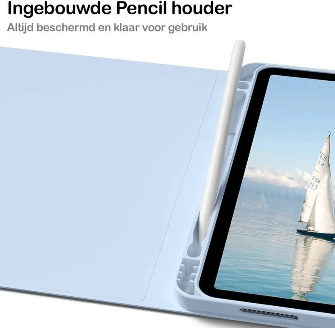 MobiQ 46-00493 Toetsenbordhoes iPad Mini 8.3" - Blauw