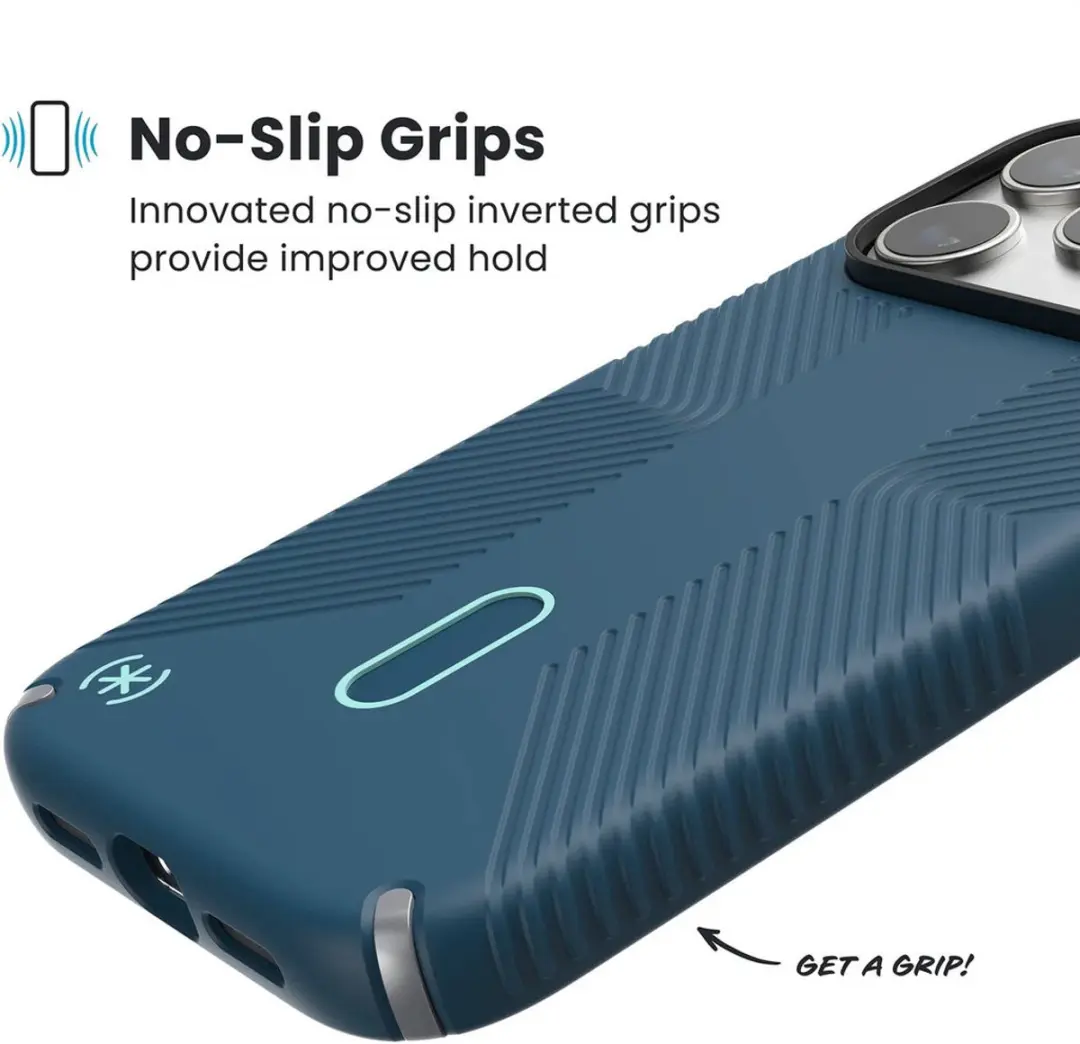 Speck Presidio2 Grip 150986-3261 Hoesje - iPhone 17 Pro Max - Blauw