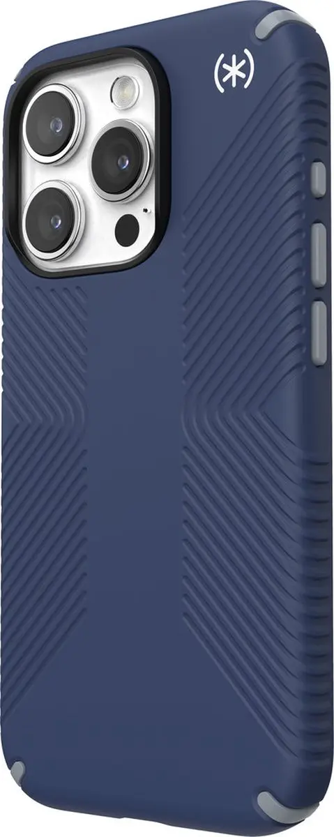 Speck Presidio2 Grip iPhone 15 Pro Hoesje - Blauw
