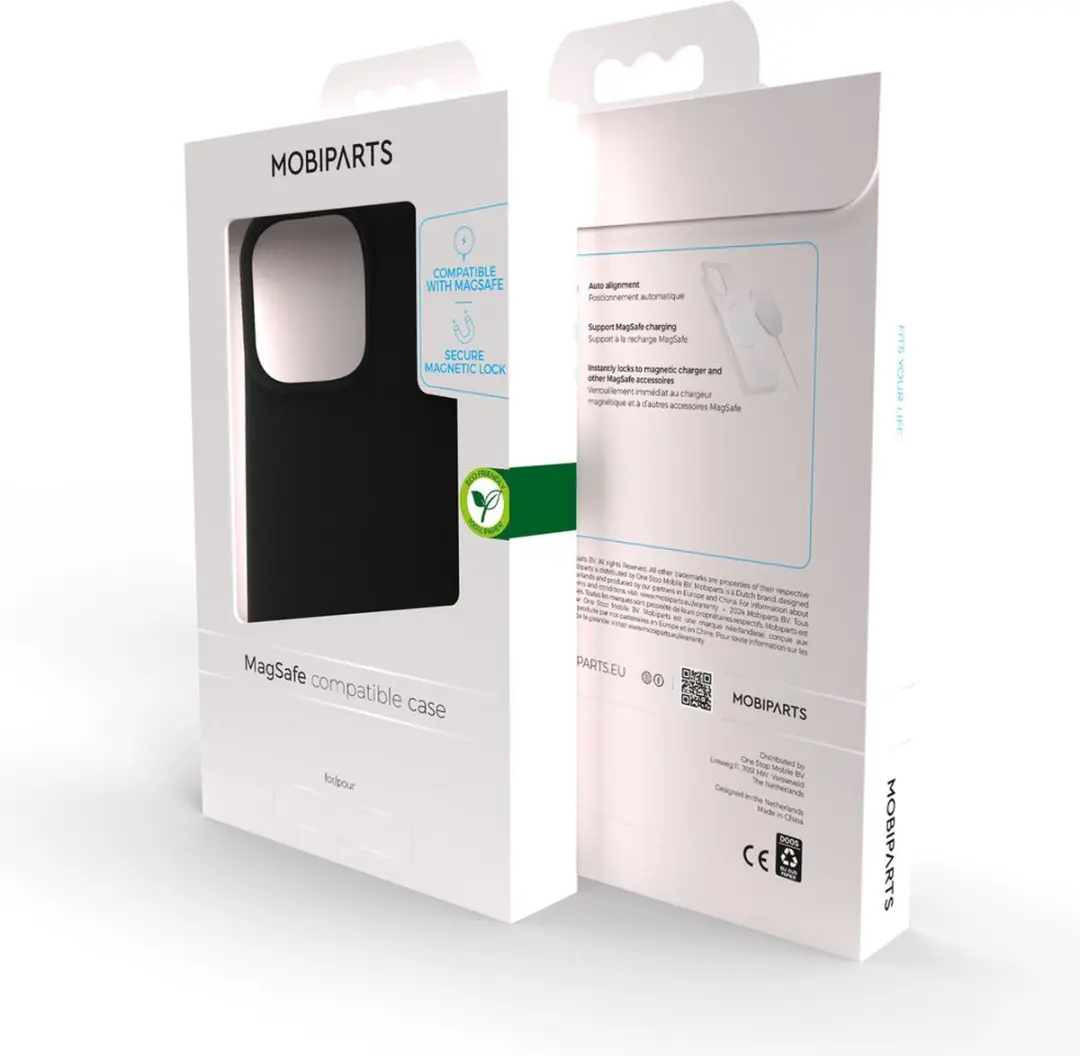 Mobiparts MP-5001886 Silicone Cover MagSafe - iPhone 15 Pro Max - Zwart