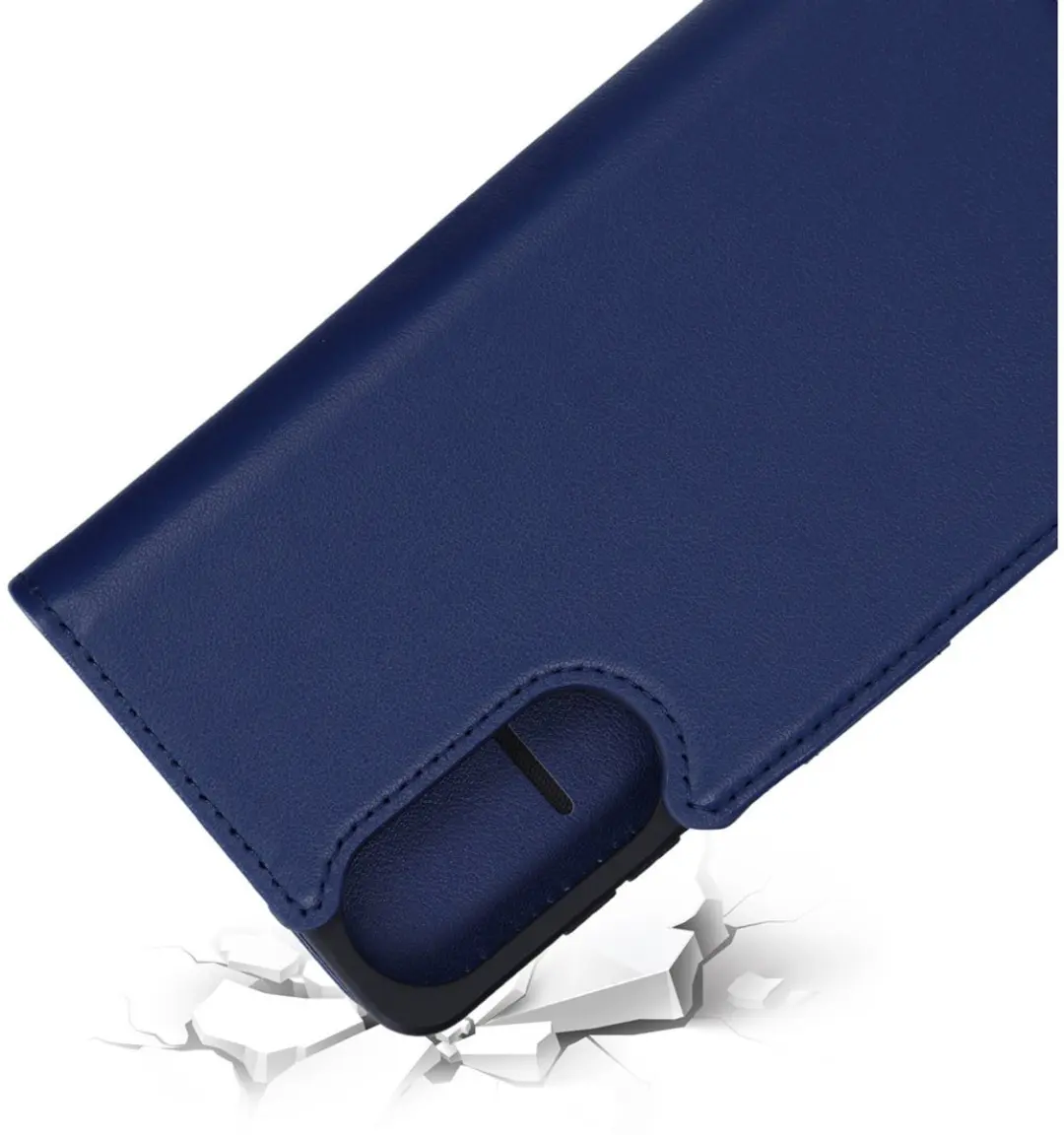 Mobiparts MP-129222 Leather Wallet Case - Samsung Galaxy S25 Edge - Blauw