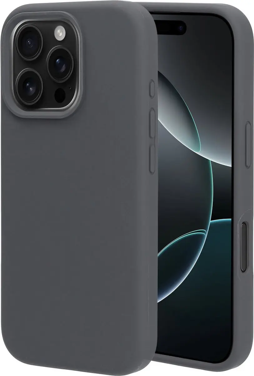 Mobiparts MP-127672 Hoesje iPhone 16 Pro - Siliconen Grijs - afbeelding 6 van 6